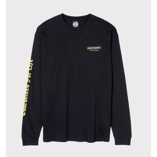 INDEPENDENT GFL TRUCK LS TEE NEGRO