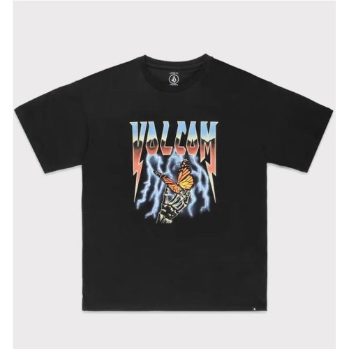 VOLCOM KEEPTHUNDER LSE TEE NEGRO
