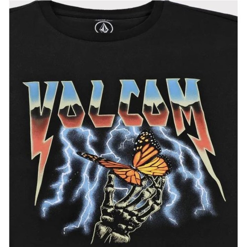 VOLCOM KEEPTHUNDER LSE TEE NEGRO
