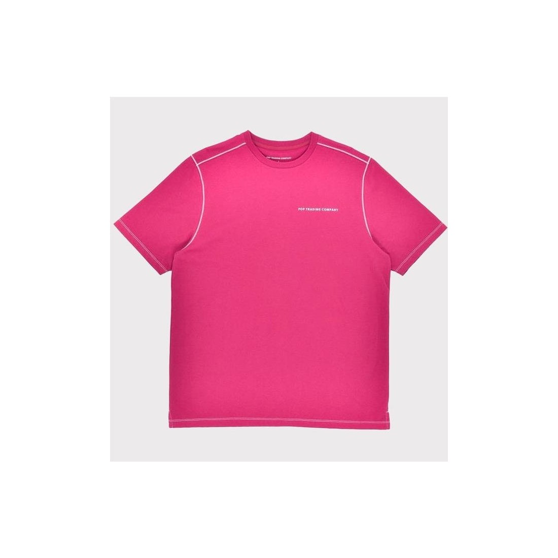 POP TRADING LOGO T-SHIRT ROSADO