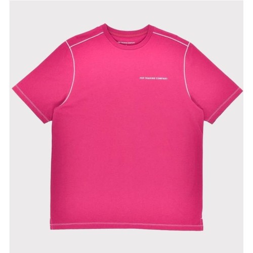 POP TRADING LOGO T-SHIRT ROSADO