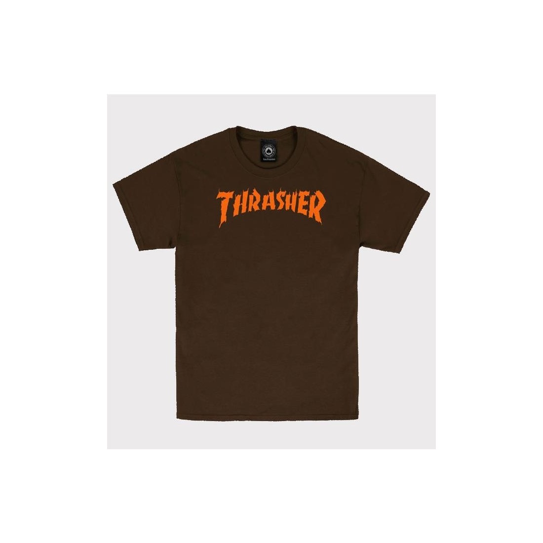 THRASHER BURN IT DOWN TEE MARRON