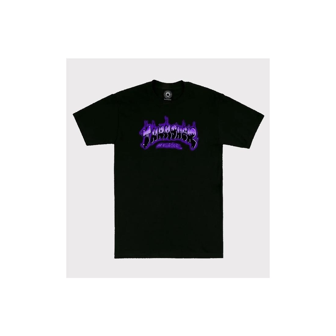 THRASHER AIRBRUSH TEE NEGRO