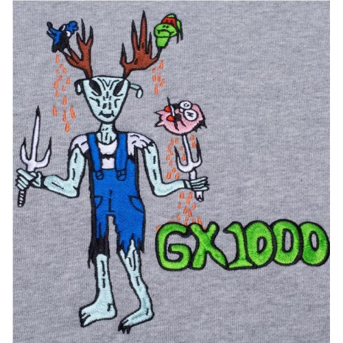 GX 1000 SKIN WALKER HOODIE GRIS 2