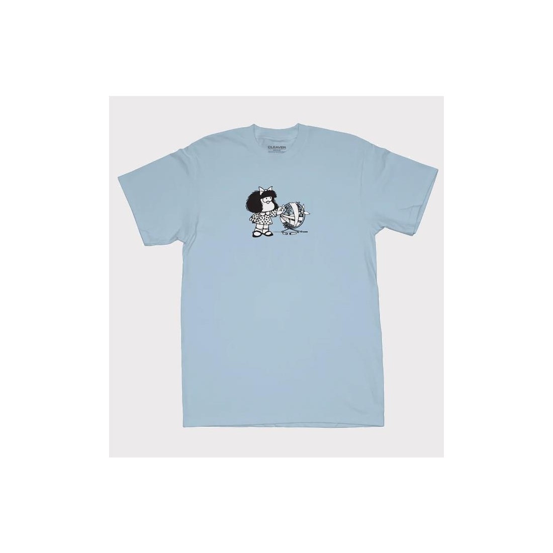 CLAVER SICK WORLD TEE AZUL