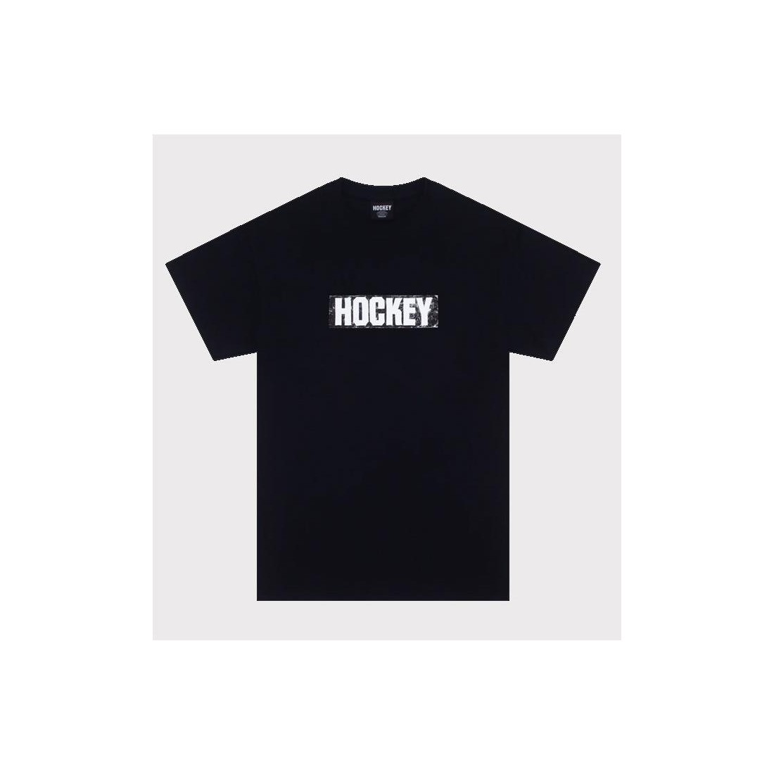 HOCKEY STCKER LOGO TEE NEGRO