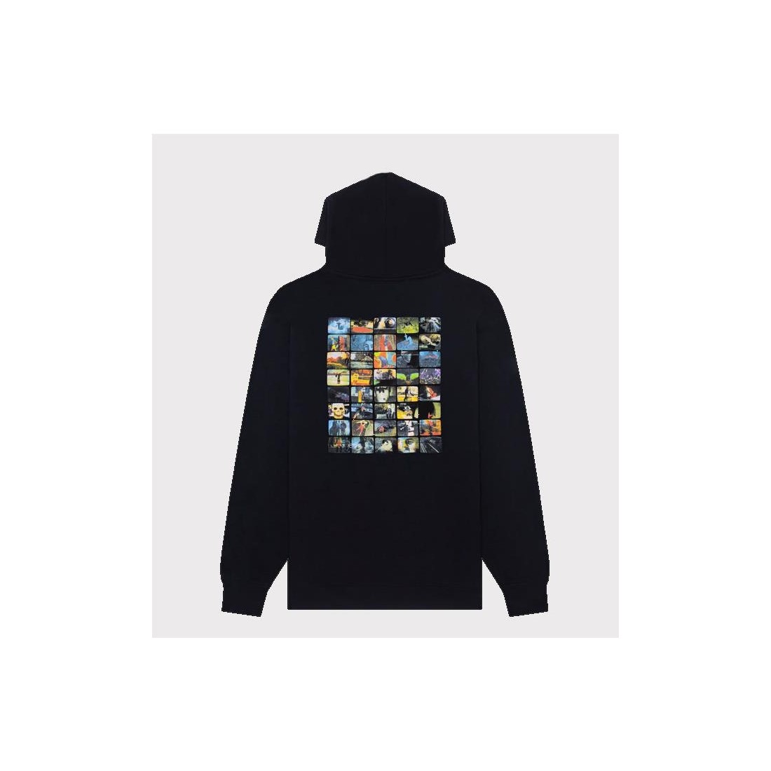 HOCKEY SCREENS ZIP UP HOODIE NEGRO