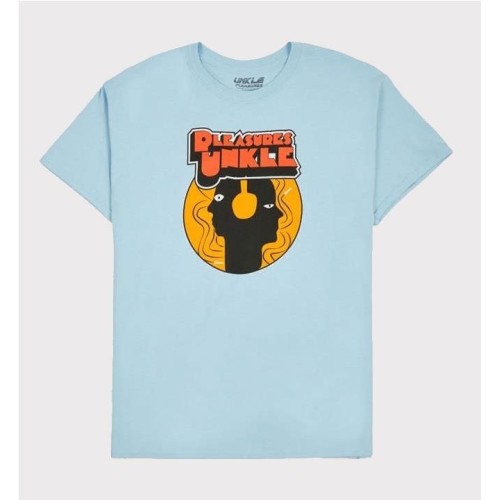 PLEASURES HEADPHONES TEE AZUL