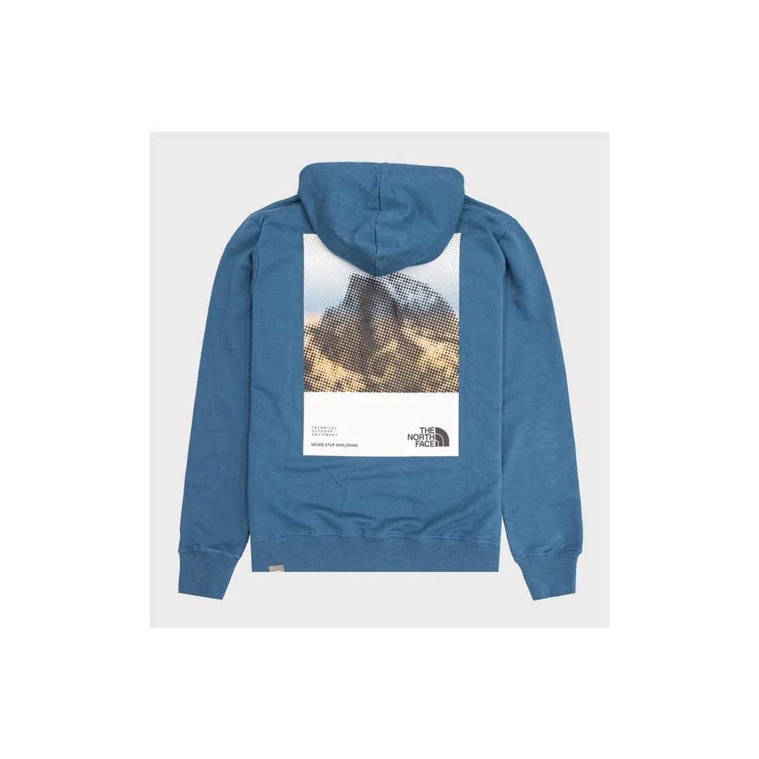 THE NORTH FACE D2 GRAPHIC HOOD AZUL TURQUESA