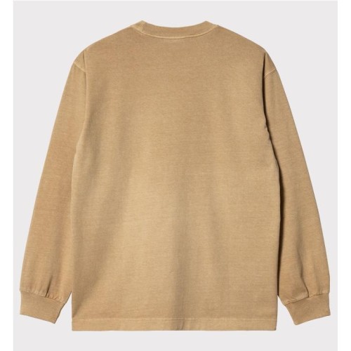 CARHARTT WIP LS NELSON TEE BEIGE1