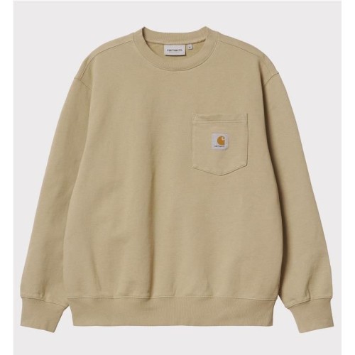 CARHARTT WIP POCKET SWEAT BEIGE1