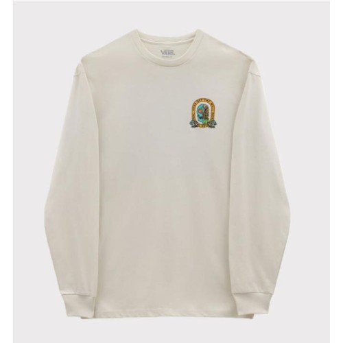 VANS TRIPPY SKULL LS BEIGE