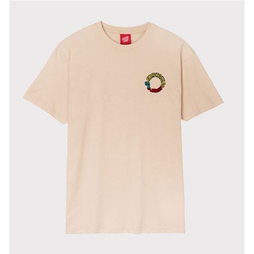 SANTA CRUZ FAKIE TO RALF TEE BEIGE 2