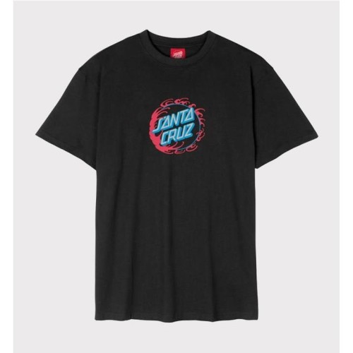 SANTA CRUZ TIDAL TEE NEGRO