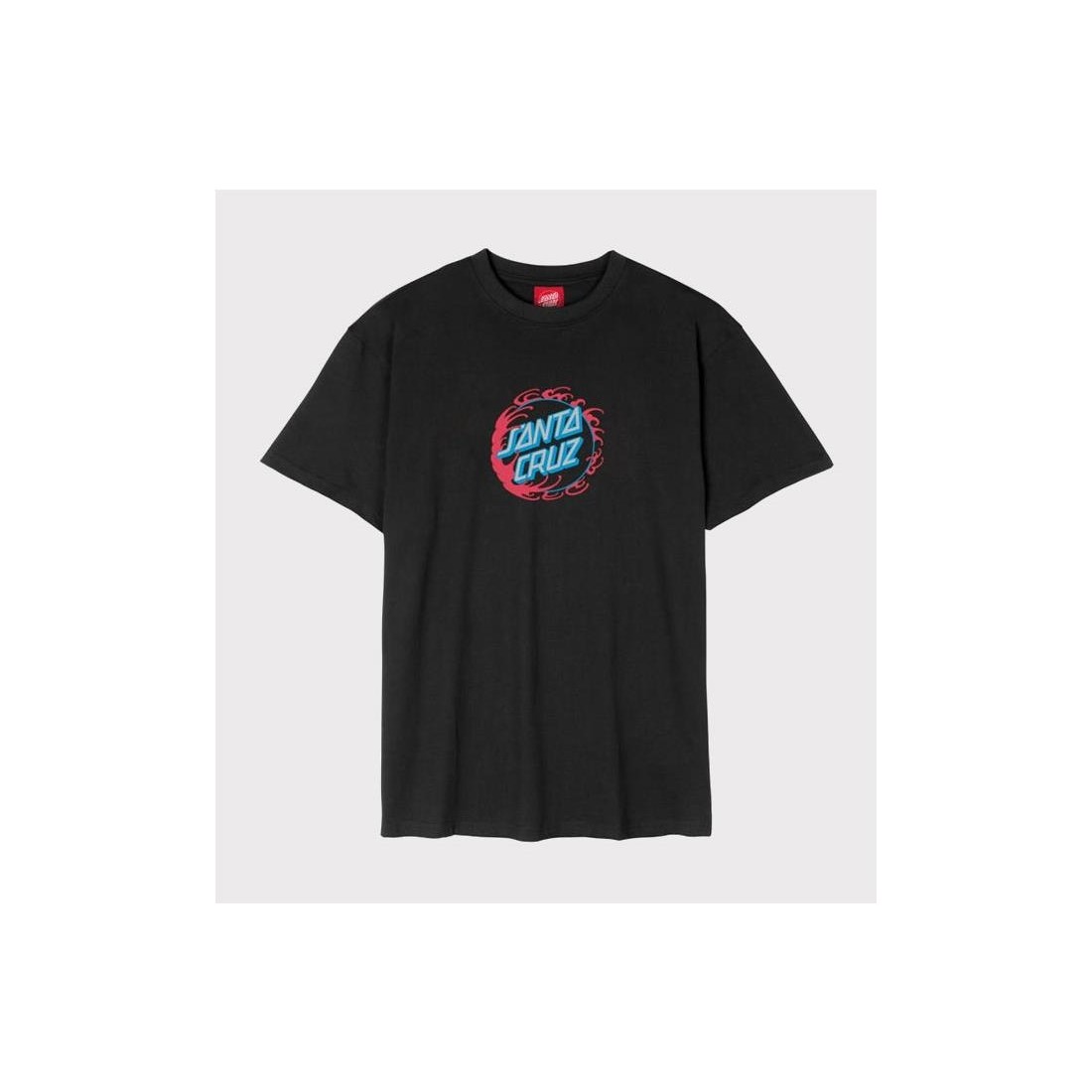 SANTA CRUZ TIDAL TEE NEGRO