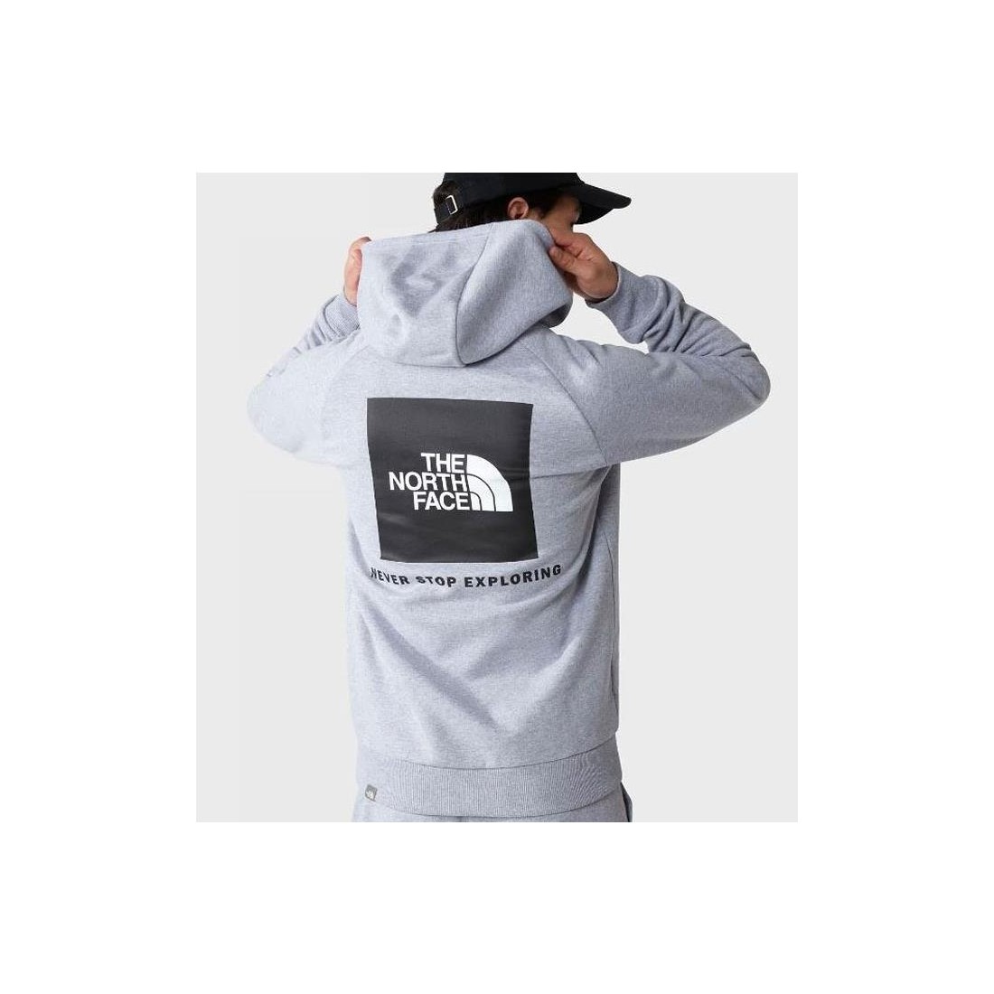 THE NORTH FACE RED BOX HOODIE GRIS