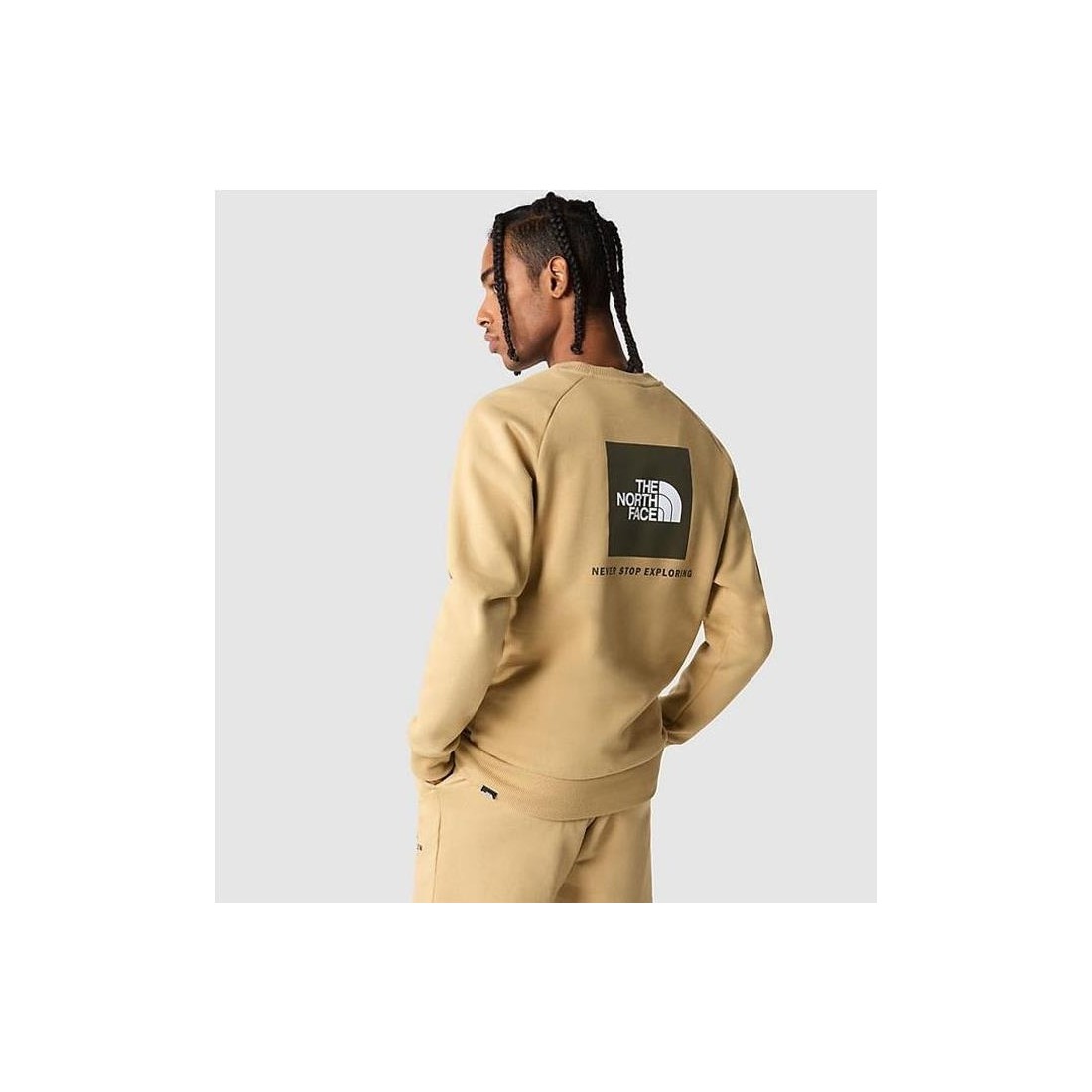 THE NORTH FACE RED BOX CREW BEIGE