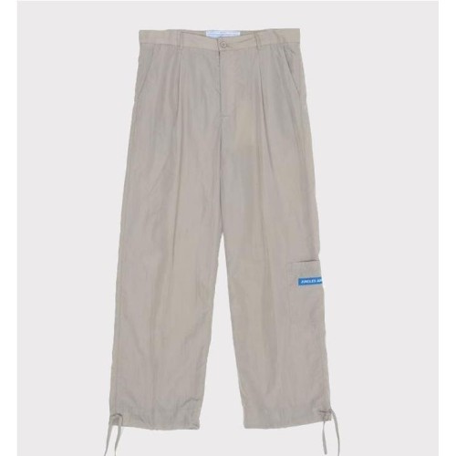JUNGLES NYLON PLEATED PANT BEIGE