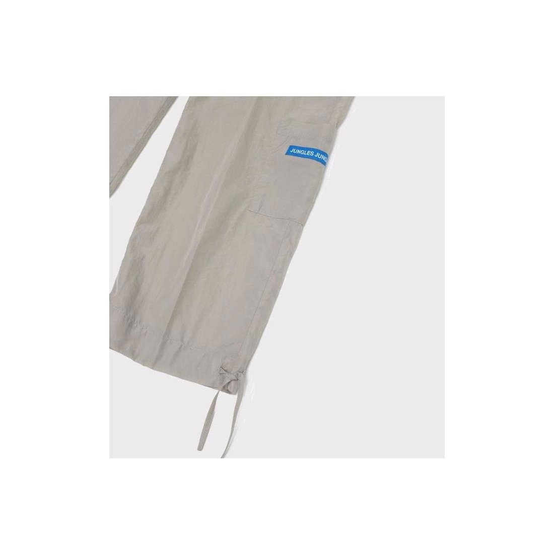 JUNGLES NYLON PLEATED PANT BEIGE