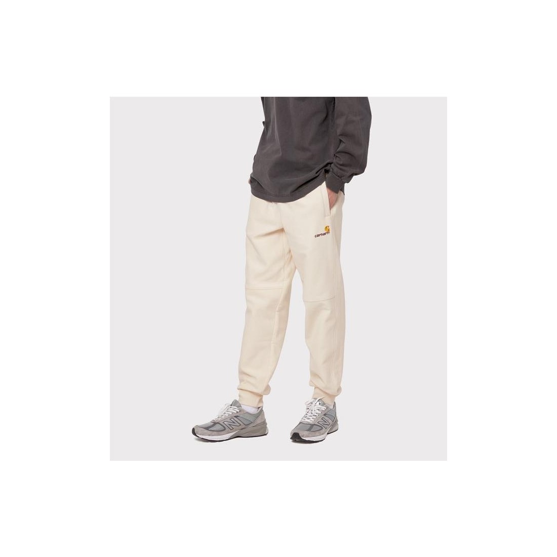 CARHARTT WIP AMERICAN SCRIPT BEIGE1