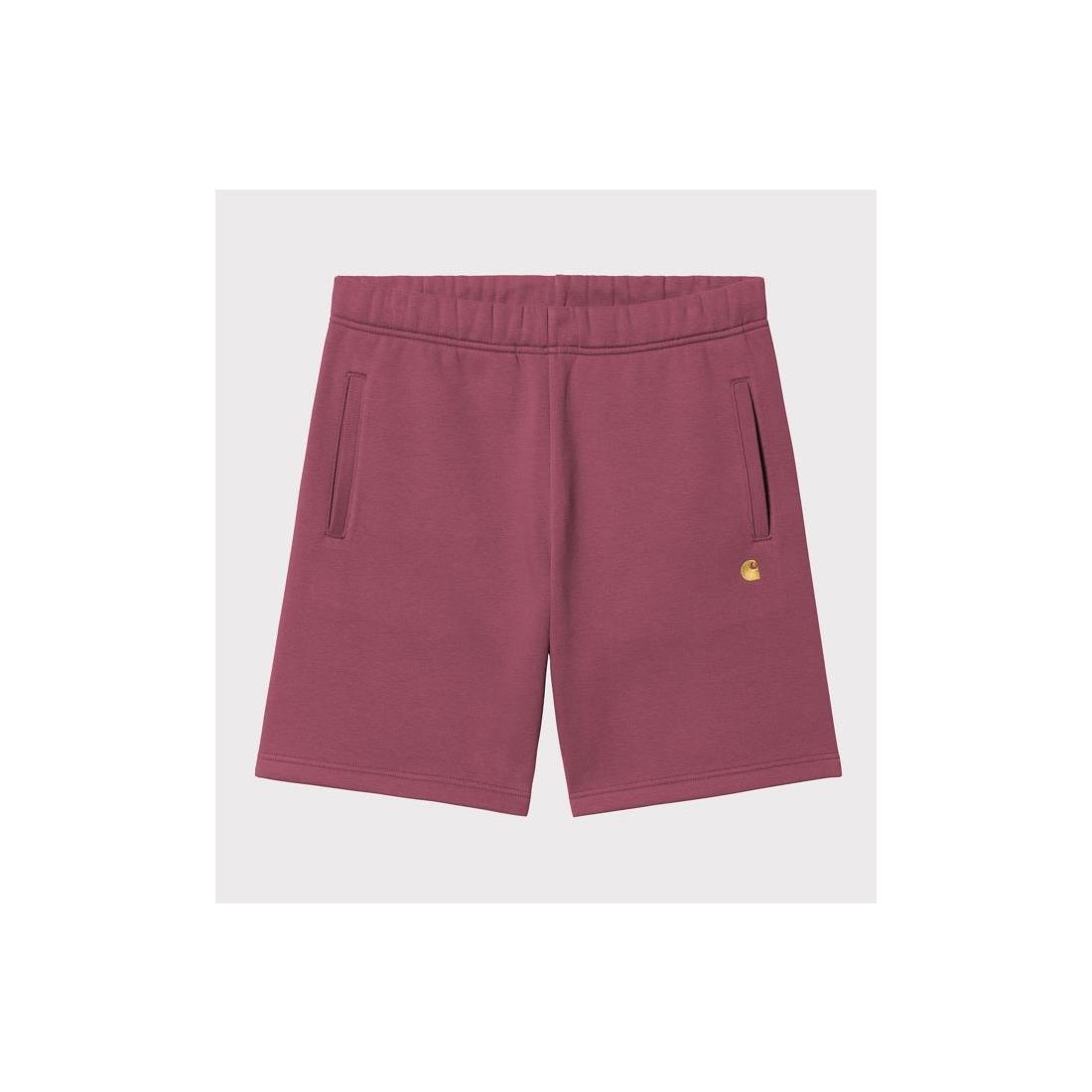 CARHARTT WIP CHASE SWEAT SHORT ROJO