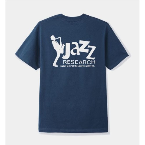 BUTTER GOODS JAZZ RESEARCH TEE AZUL MARINO