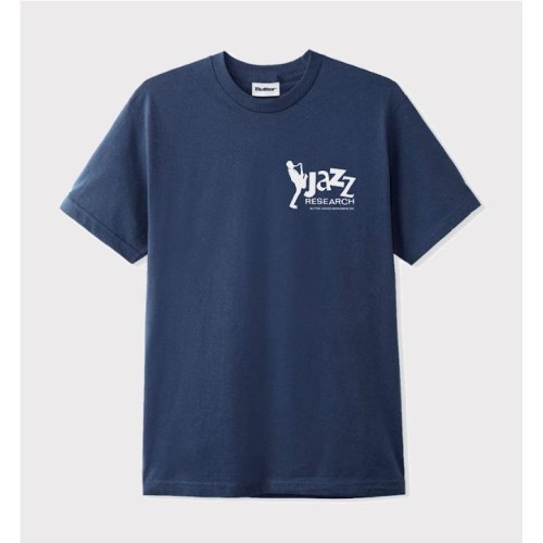 BUTTER GOODS JAZZ RESEARCH TEE AZUL MARINO