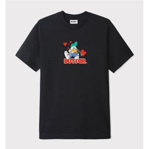 BUTTER GOODS PUPPY LOVE TEE NEGRO