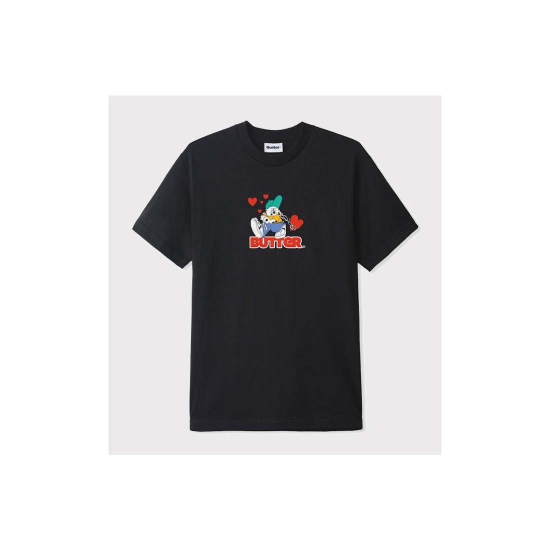 BUTTER GOODS PUPPY LOVE TEE NEGRO