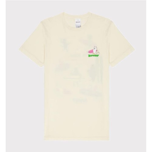 RIPNDIP EVERYBODY SURF TEE BEIGE1