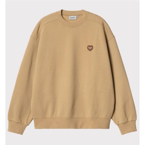 CARHARTT WIP HEART PATCH SWEAT BEIGE