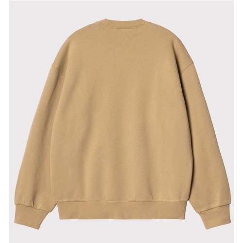CARHARTT WIP HEART PATCH SWEAT BEIGE 2