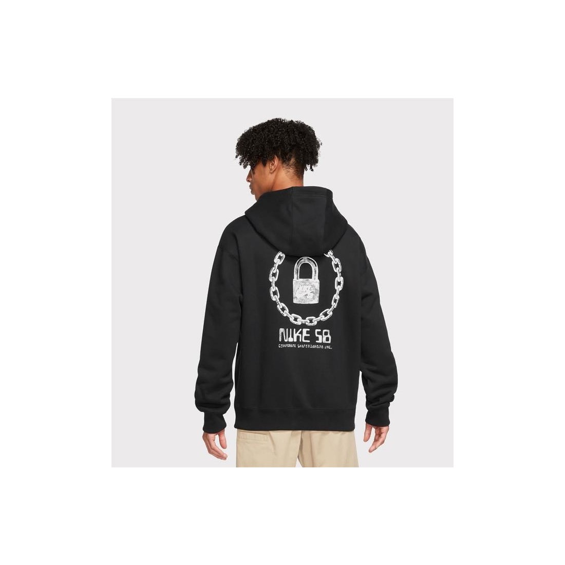 NIKE SB LOCK GFX HOODIE NEGRO