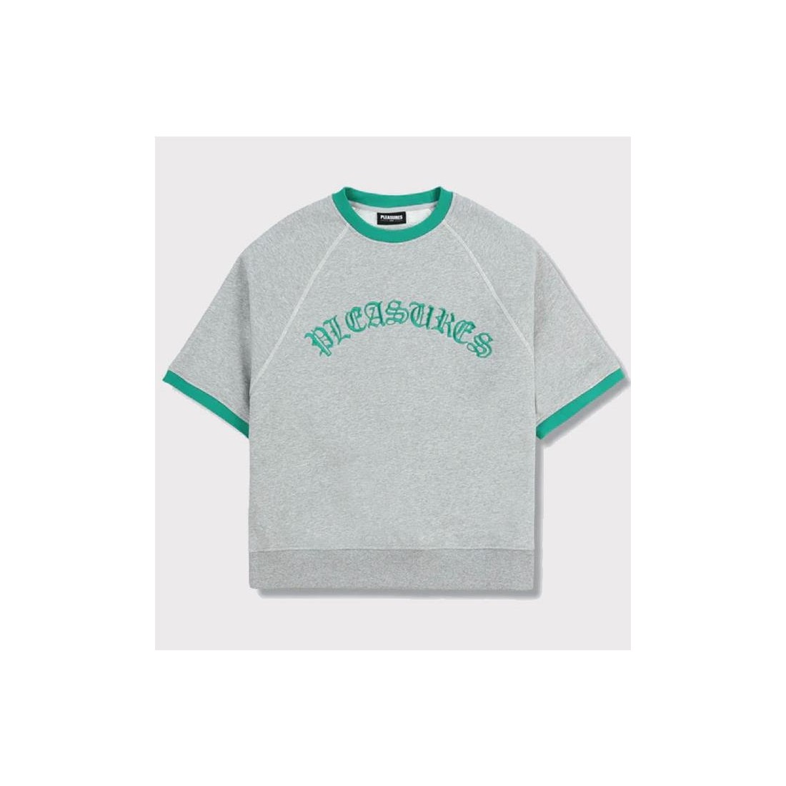 PLEASURES OLD E RINGER SS CREW GRIS