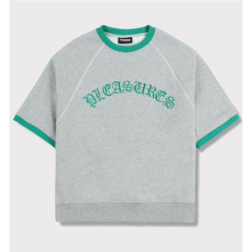 PLEASURES OLD E RINGER SS CREW GRIS
