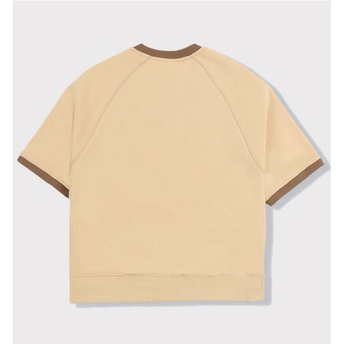 PLEASURES OLD E RINGER SS CREW BEIGE 2