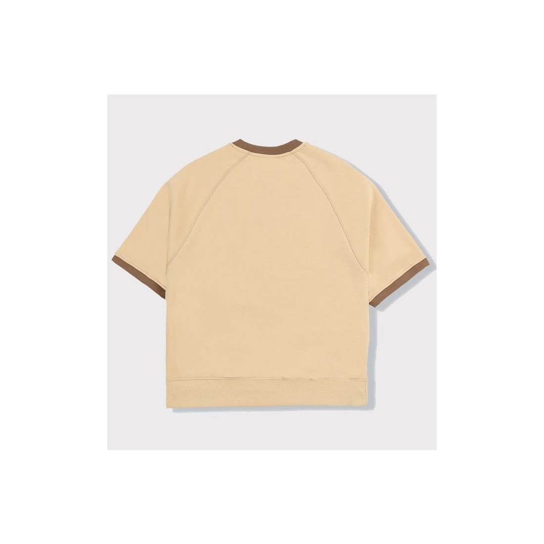 PLEASURES OLD E RINGER SS CREW BEIGE
