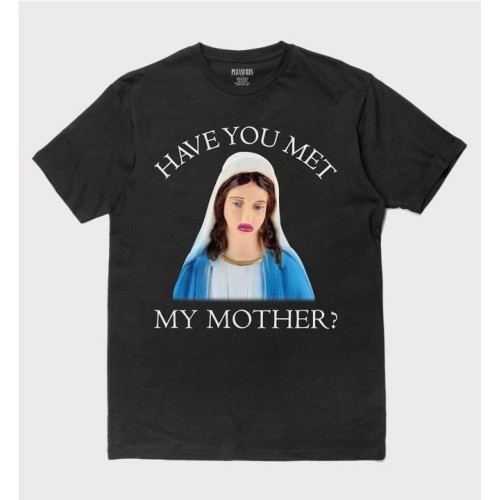 PLEASURES MOTHER TEE NEGRO