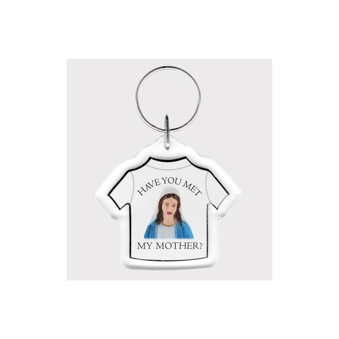PLEASURES MOTHER KEYCHAIN BLANCO