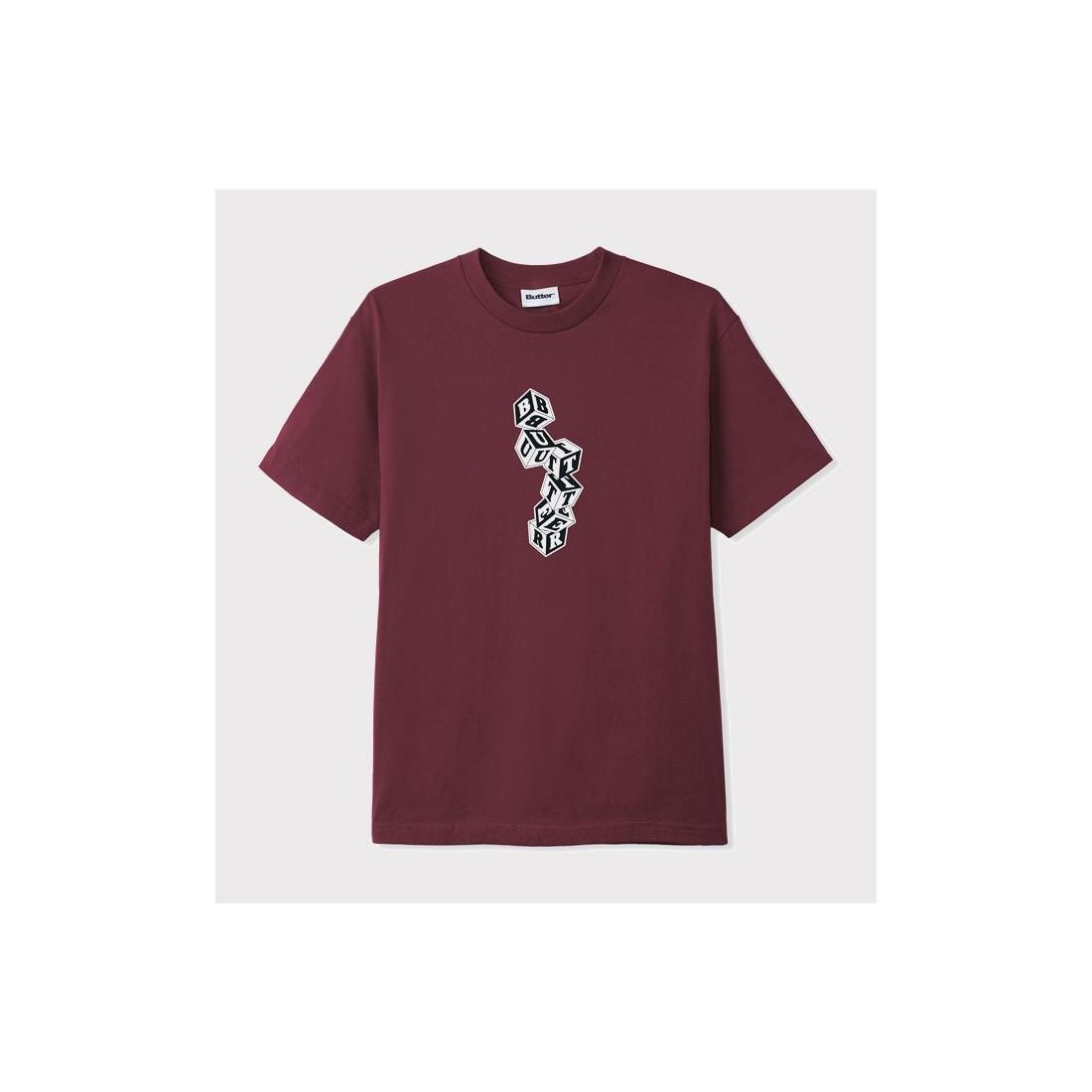 BUTTER GOODS CUBES TEE GRANATE