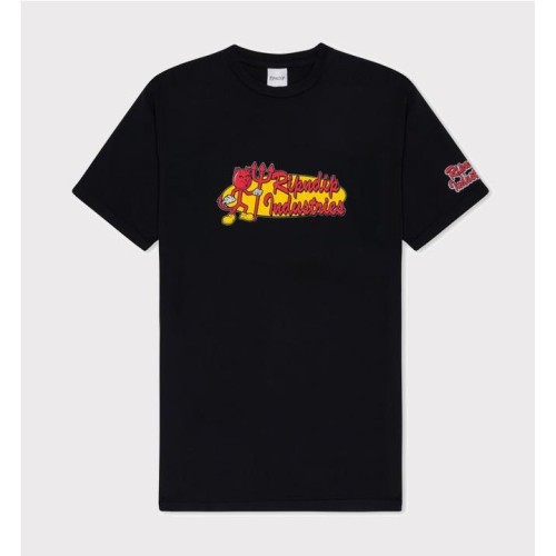 RIPNDIP X WORLD INDUSTRIES TEE NEGRO