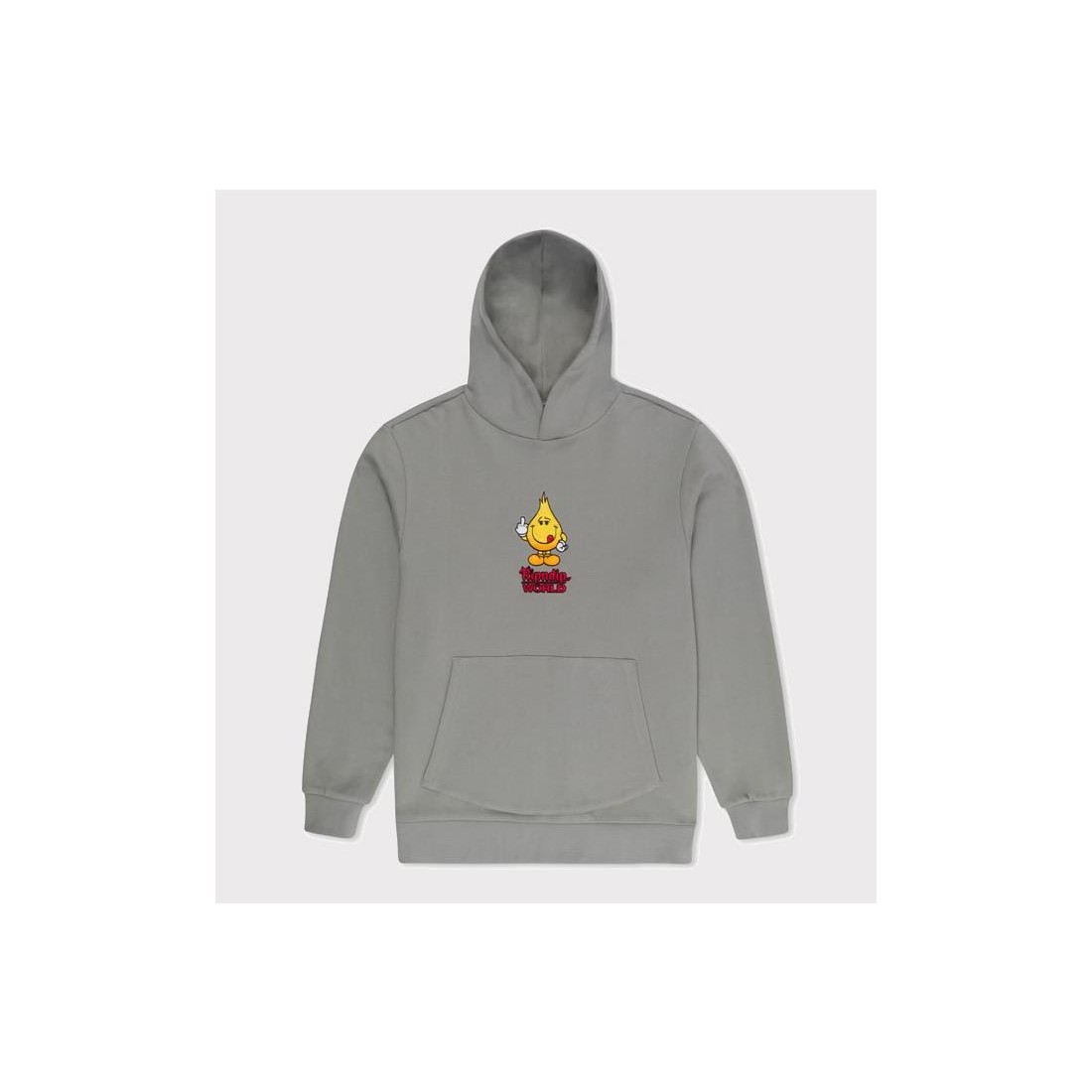 RIPNDIP X WORLD FLAMEBOY EMB GRIS OSCURO