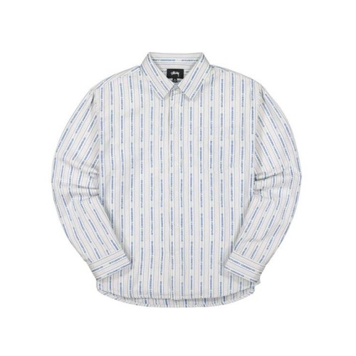 STUSSY JACQUARD LOGO STRIPE SH BLANCO