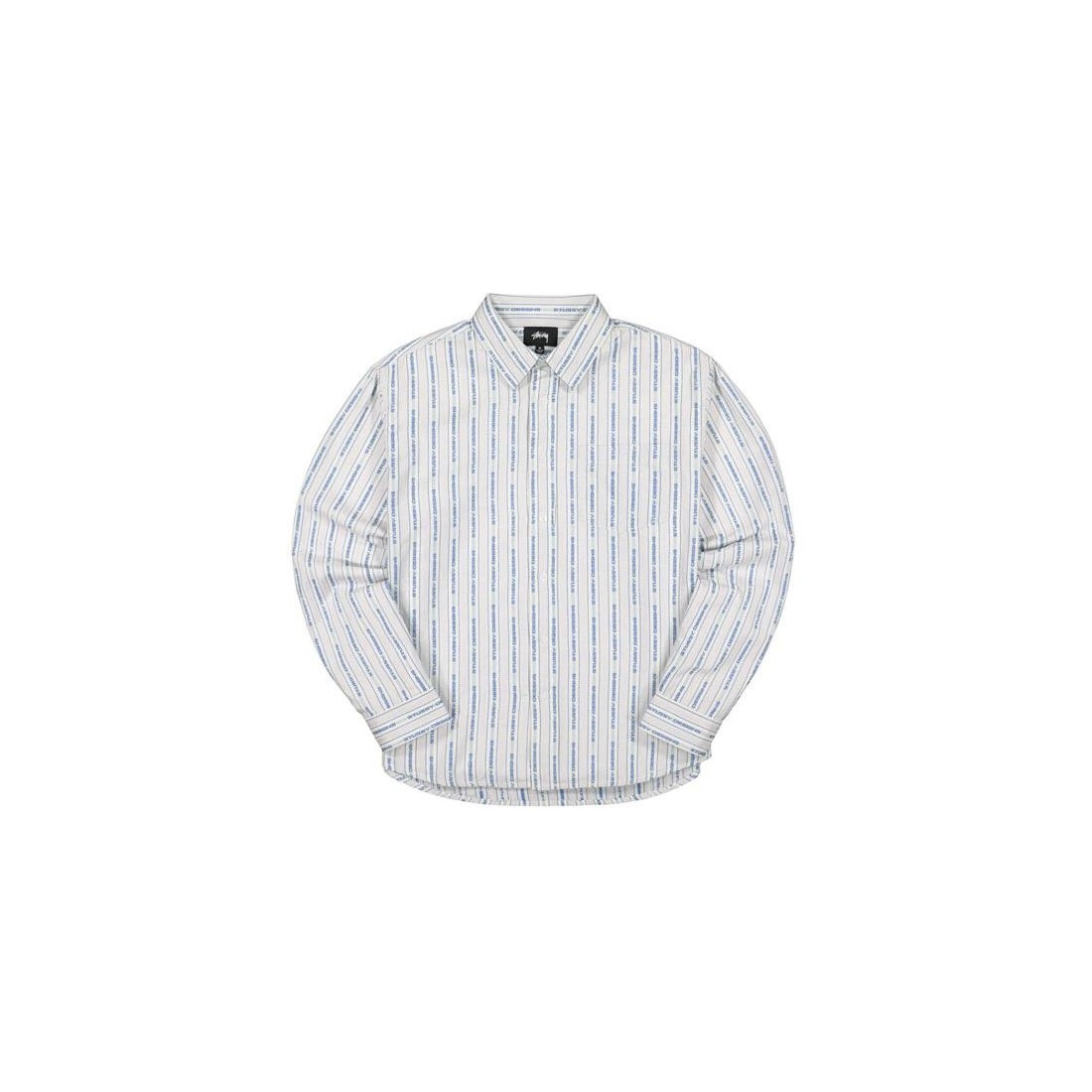 STUSSY JACQUARD LOGO STRIPE SH BLANCO