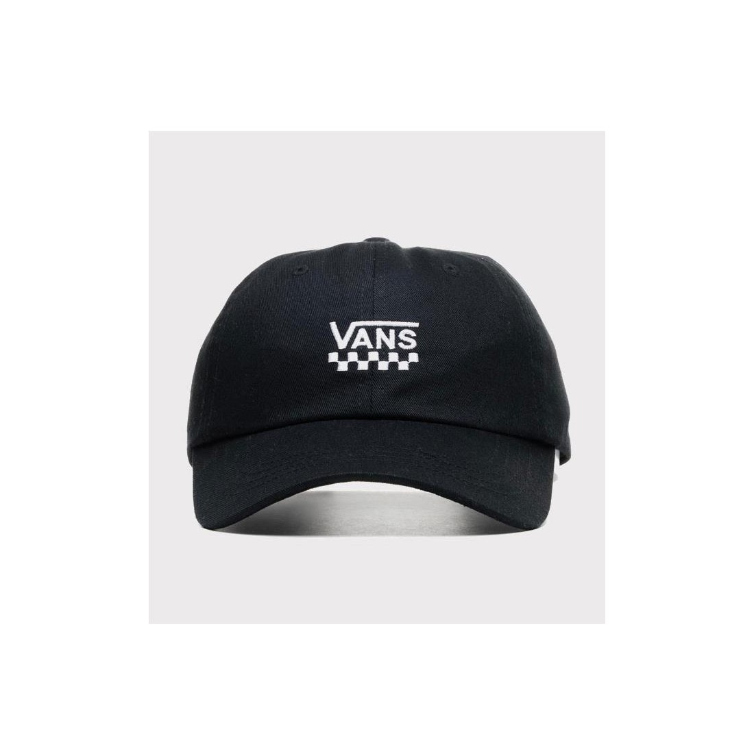 VANS CHECKED CURVED BILL JOCKE NEGRO