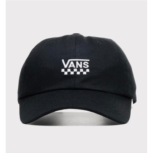 VANS CHECKED CURVED BILL JOCKE NEGRO