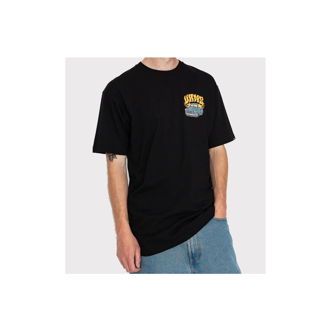 VANS RUNNING ON EMPTY TEE NEGRO