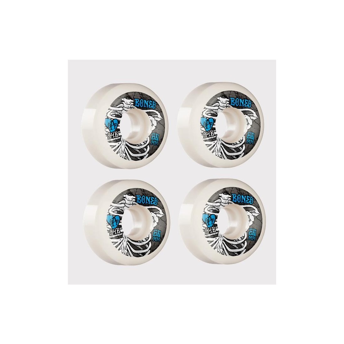 BONES RAPTURE 60MM 84B BLANCO