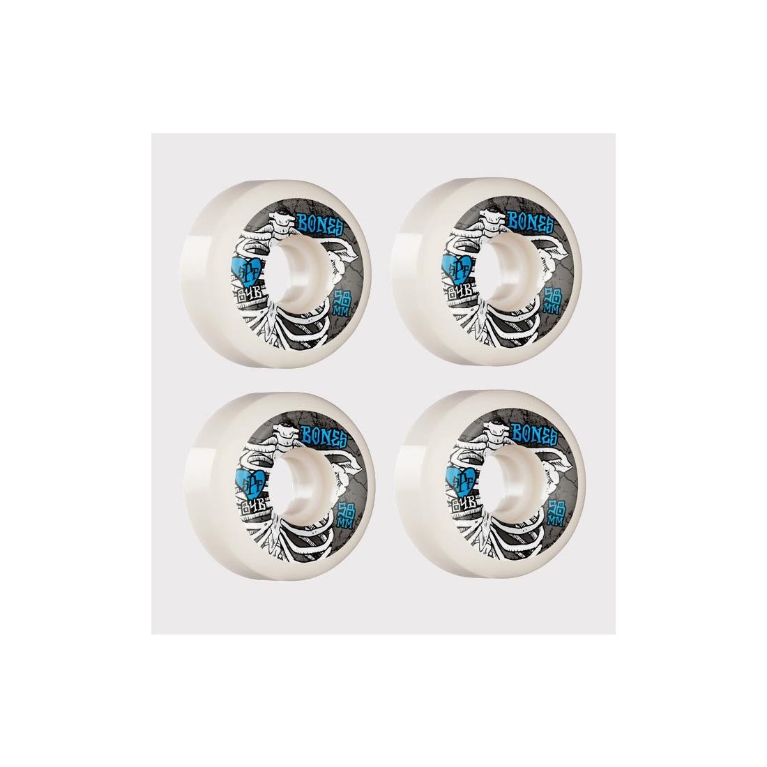 BONES RAPTURE 58MM 84B BLANCO