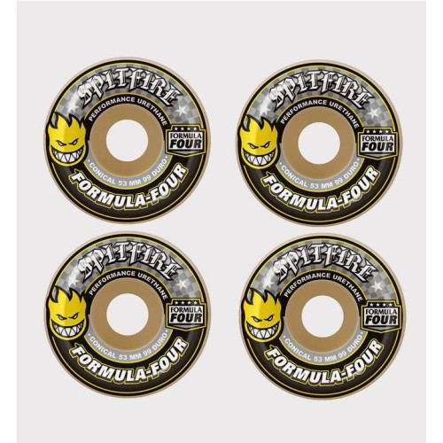 SPITFIRE CNCL YLW PRNT F4 53M BLANCO
